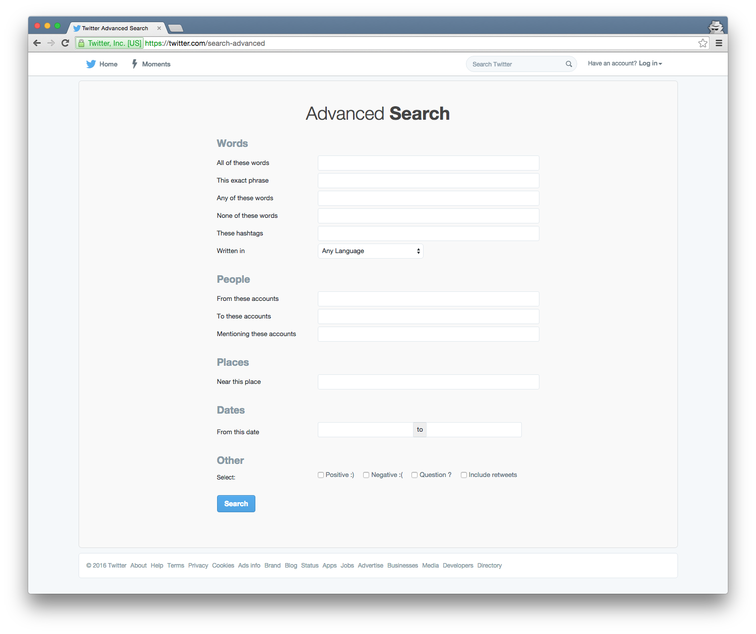 UpContent Twitter Advanced Search