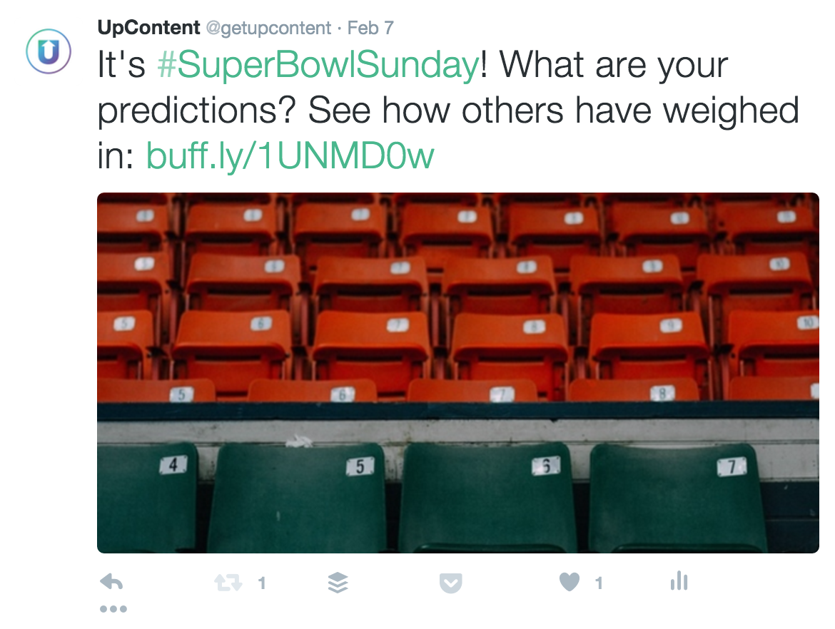 Superbowl Tweet